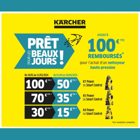 www.offreskarcher.fr - Offre de remboursement Karcher 2024