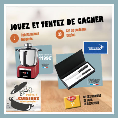 www.321cuisinez.fr - Grand jeu Le Gaulois 3 2 1 cuisinez