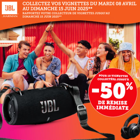 Magasins Super U vignettes JBL 2025
