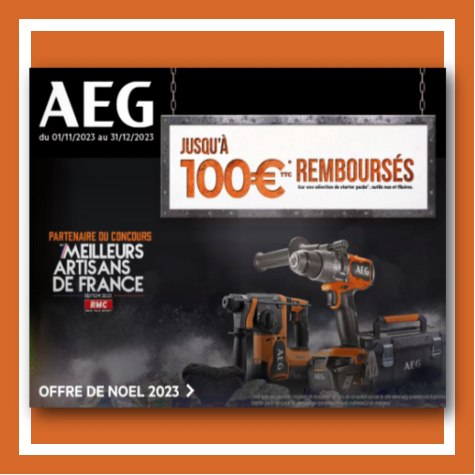 Offre de remboursement AEG Powertools www.aeg-powertools.fr/PROMO
