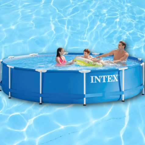 Aldi piscine avec structure mtallique Intex