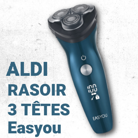 Rasoir 3 ttes Aldi Easyou