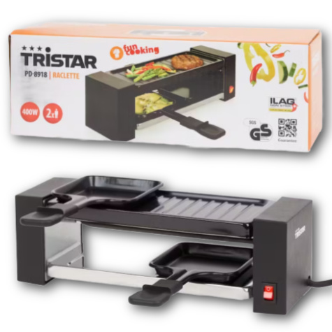 Appareil  raclette Action Tristar 2 personnes en promotion