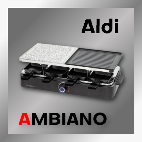 Appareil  raclette pierre et grill Aldi Ambiano