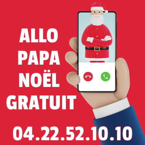 Numero Pere Noel 2023, appeler au 08 92 24 12 22 !