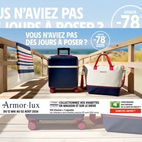 Collecteur vignettes Armor Lux Intermarch� 2026