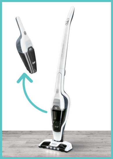 Aspirateur sans fil polyvalent avec aspirateur  main amovible