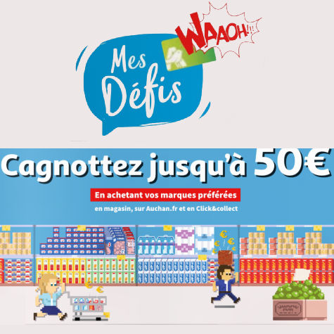 www.defiwaaoh.com - mes dfis Waaoh Auchan