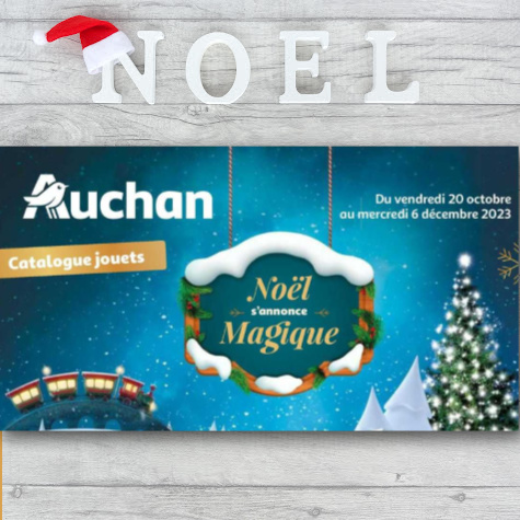 Couverture du catalogue jouets de Nol Auchan 2023
