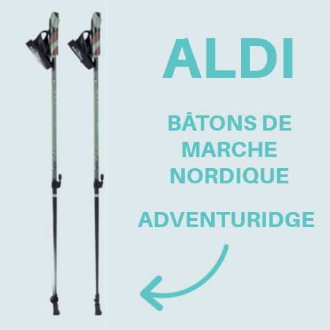 Btons de marche nordique Aldi Adventuridge