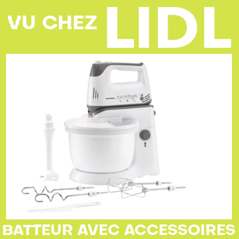 Batteur avec accessoires Lidl Silvercrest 