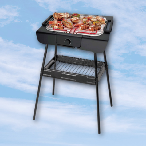 BBQ Aldi barbecue lectrique sur pieds Ambiano