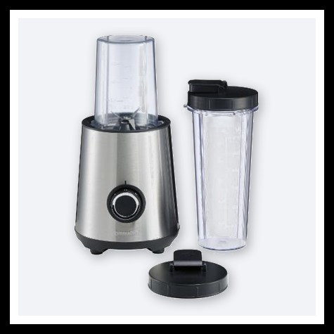 Blender � smoothie Lidl Silvercrest noir et inox