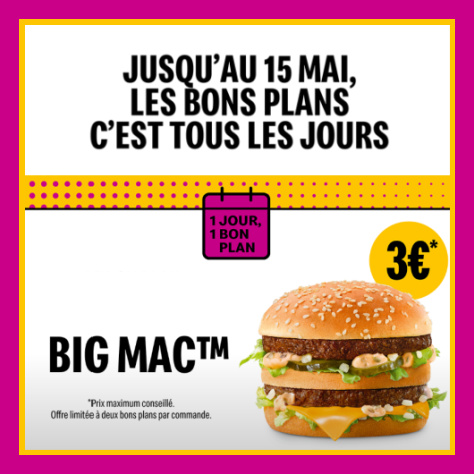 Les bons plans McDo 2023