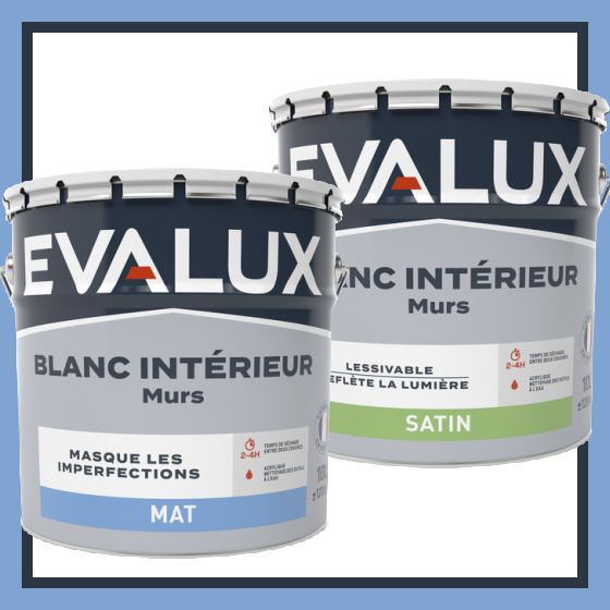 Arrivage Brico Dpt peinture blanche Evalux