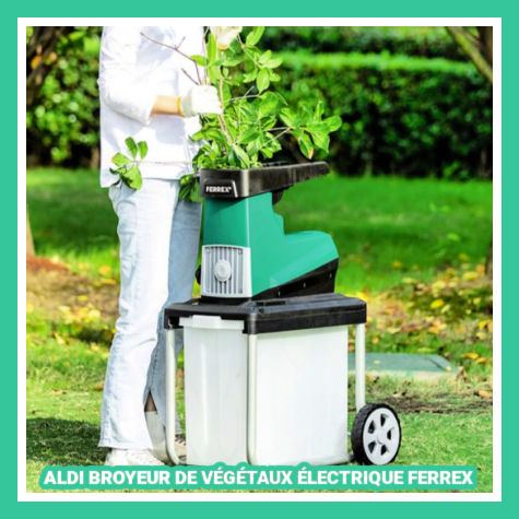 Broyeur de vgtaux lectrique Aldi Ferrex