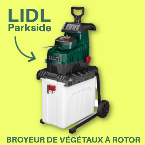 Broyeur de vgtaux  rotor Lidl Parkside 