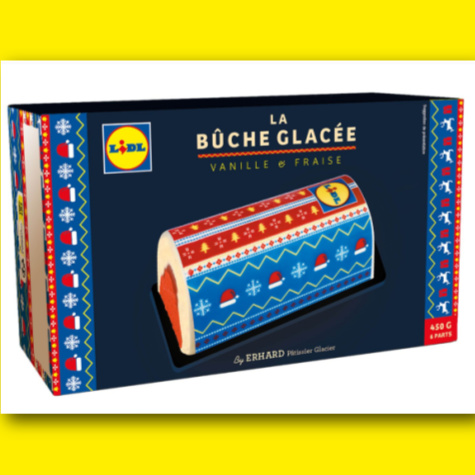Bche de Nol couleurs Lidl 2024