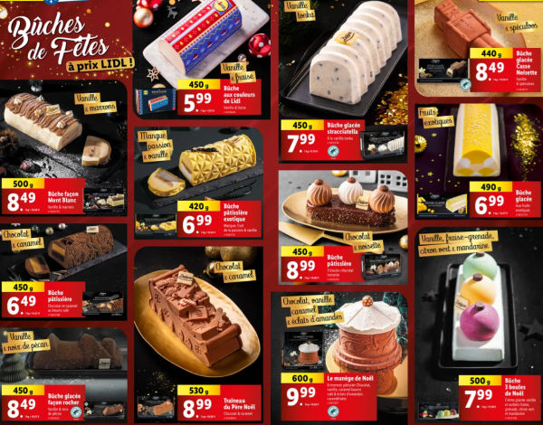Promotions bches de Nol Lidl Deluxe 2024