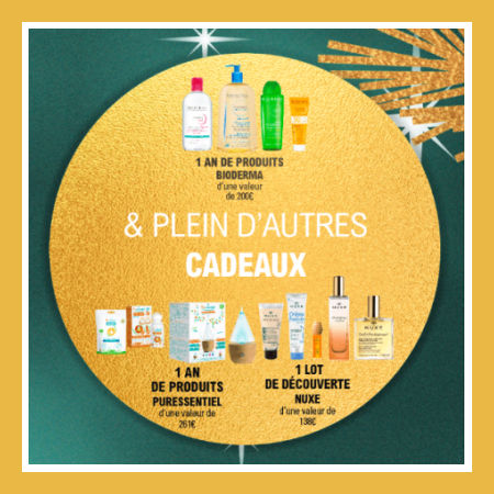 Cadeau tirage au sort jeu parapharmacie Leclerc