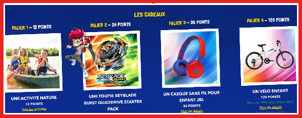 Cadeaux  choisir durant l'opration Pitch-BriochePasquier.fr 