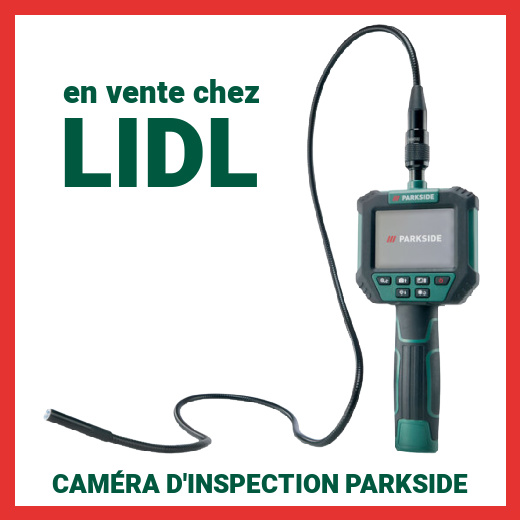 Caméra d'inspection Lidl Parkside 49,99€