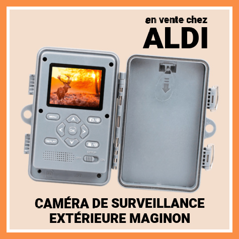 Aldi caméra de surveillance extérieure Maginon 79,99 euros