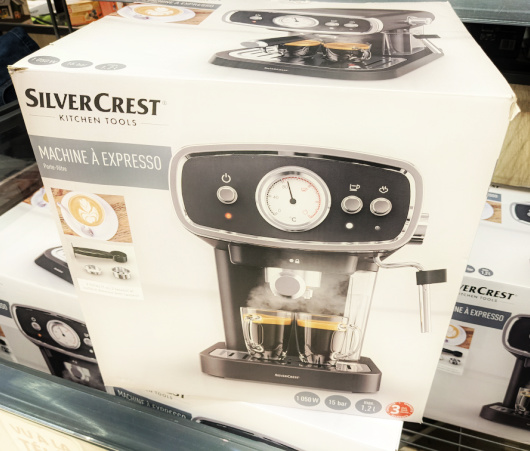 Machine à expresso Lidl SilverCrest 39,99€