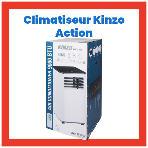 climatiseur kinzo action vu en bo�te