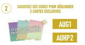 Code catalogue pour carte digitale exclusive Auchan Harry Potter
