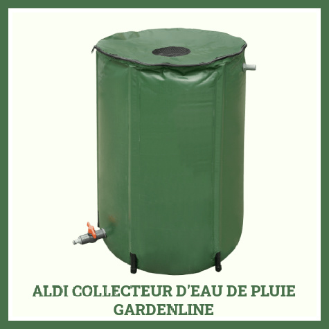 Collecteur eau de pluie Aldi Gardenline