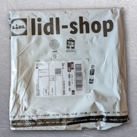 Exemple d'un colis Lidl que nous avons reu lors d'une commande en ligne