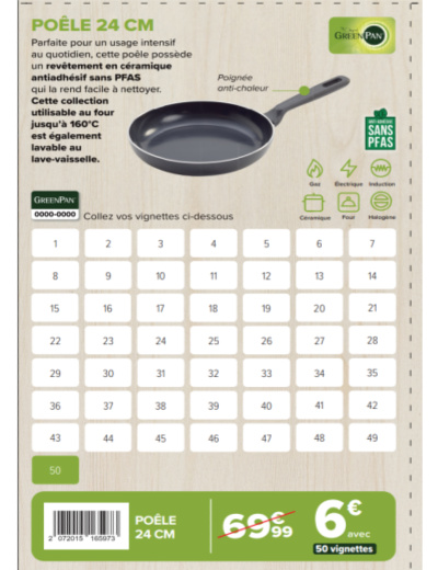 Collecteur fidlit GreenPan vignette Carrefour