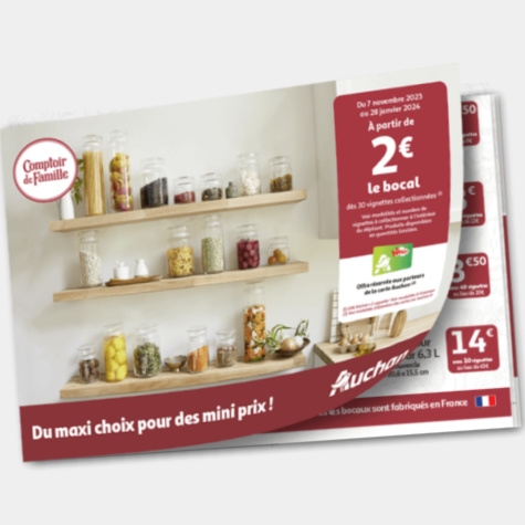 Collecteur fidlit Comptoir de Famille Auchan
