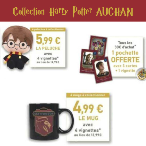 Objet opération vignette Harry Potter Auchan