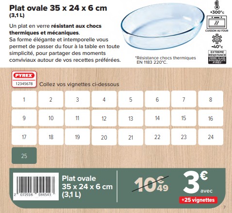 collecteur fid�lit� Pyrex vignette Carrefour