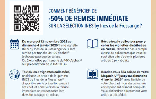 Comment faire la collection vignettes Ins de la Fressange Magasins U