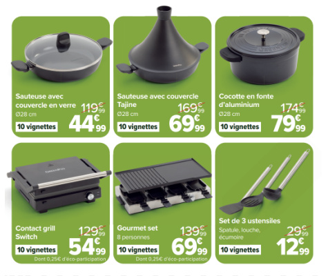 Produits complmentaires vignettes Greenpan