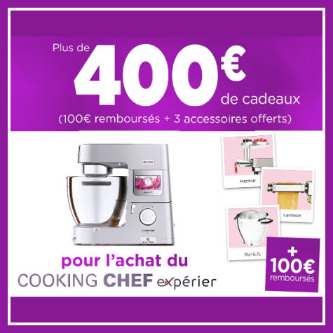 ODR Kenwood Cooking Chef experience 400 de cadeaux