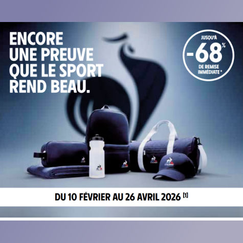 Collecteur vignettes articles le Coq Sportif Intermarch� 2026