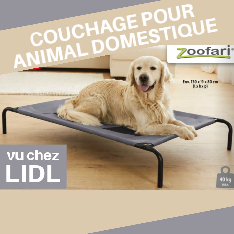 Couchage pour animal domestique Lidl Zoofari