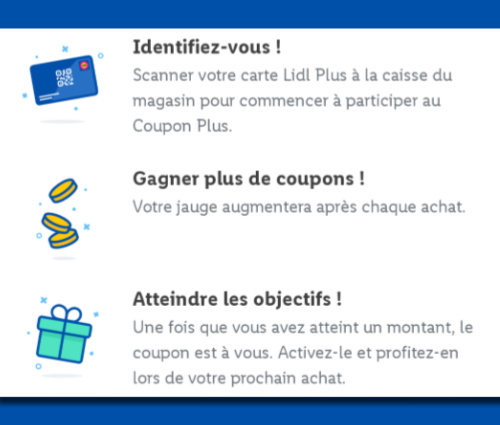 Comment faire pour bnficier des cadeaux coup de plus Lidl+ ?