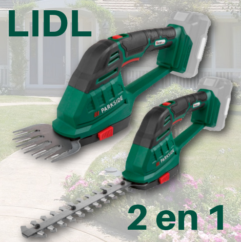 Coupe-bordures taille-haies sans fil Lidl Parkside