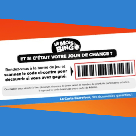 Coupon mois Bingo Carrefour