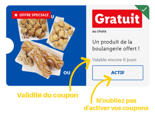 Coupon produit offert Coup de plus