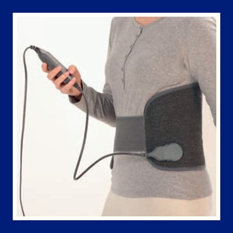 Coussin ou ceinture chauffante Aldi en situation