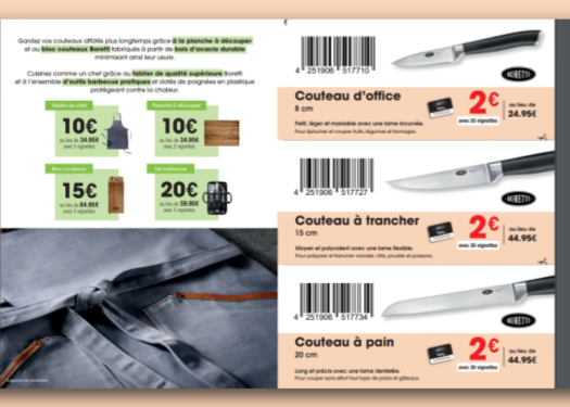 Page du collecteur Netto vignette Boretti 2024
