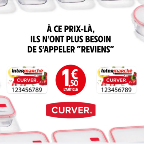 Collecteur vignettes Curver Intermarch 2025