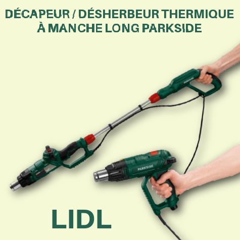 Dcapeur dsherbeur thermique  manche long Lidl Parkside 24,99