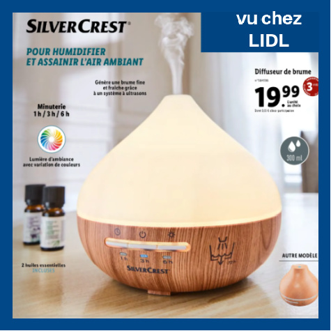 Diffuseur de brume Lidl Silvercrest